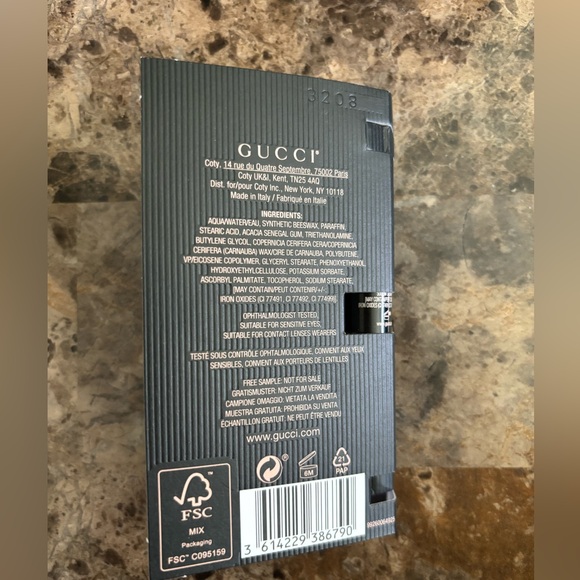 Gucci Mascara 1ml- Sample Black Buildable Volume Makeup Beauty Eyes New - Picture 3 of 3